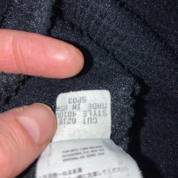 Patagonia black sweater L